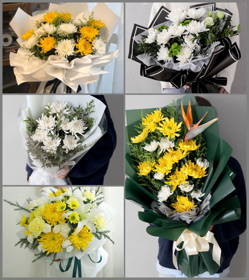 上海奉贤区青村镇姚家村白事花束代送